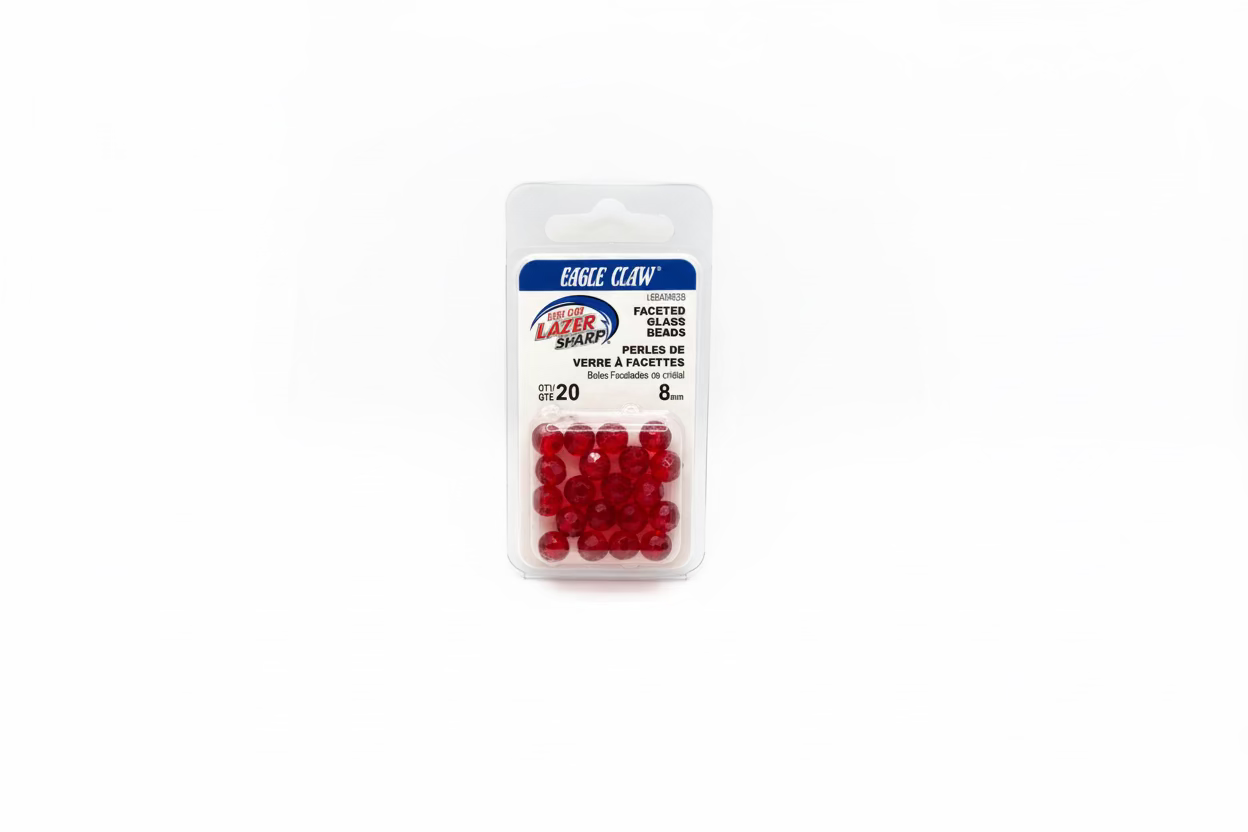EC Lazer Red Beads 8mm