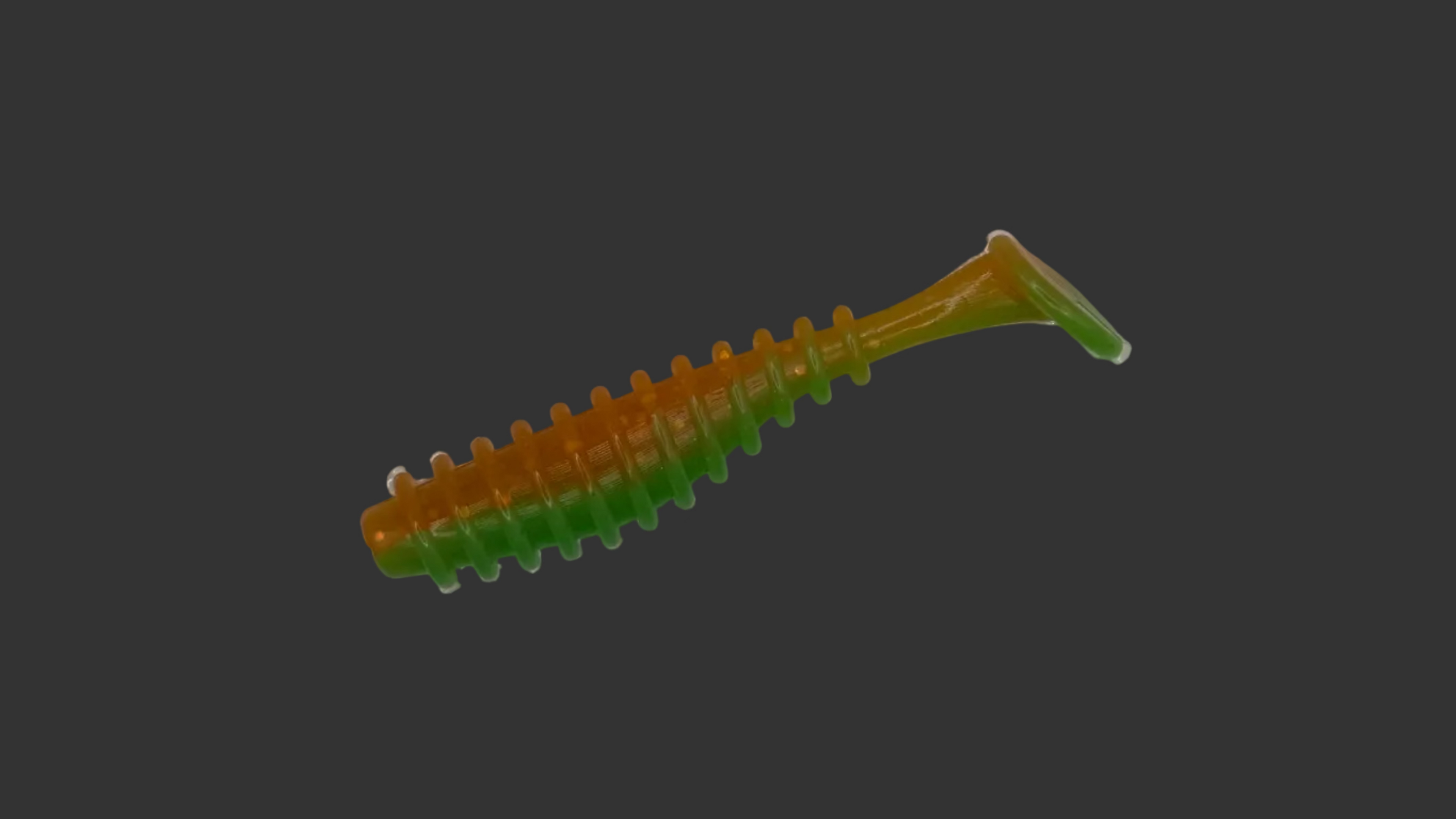 HD Baits Ribbed Battle Tail