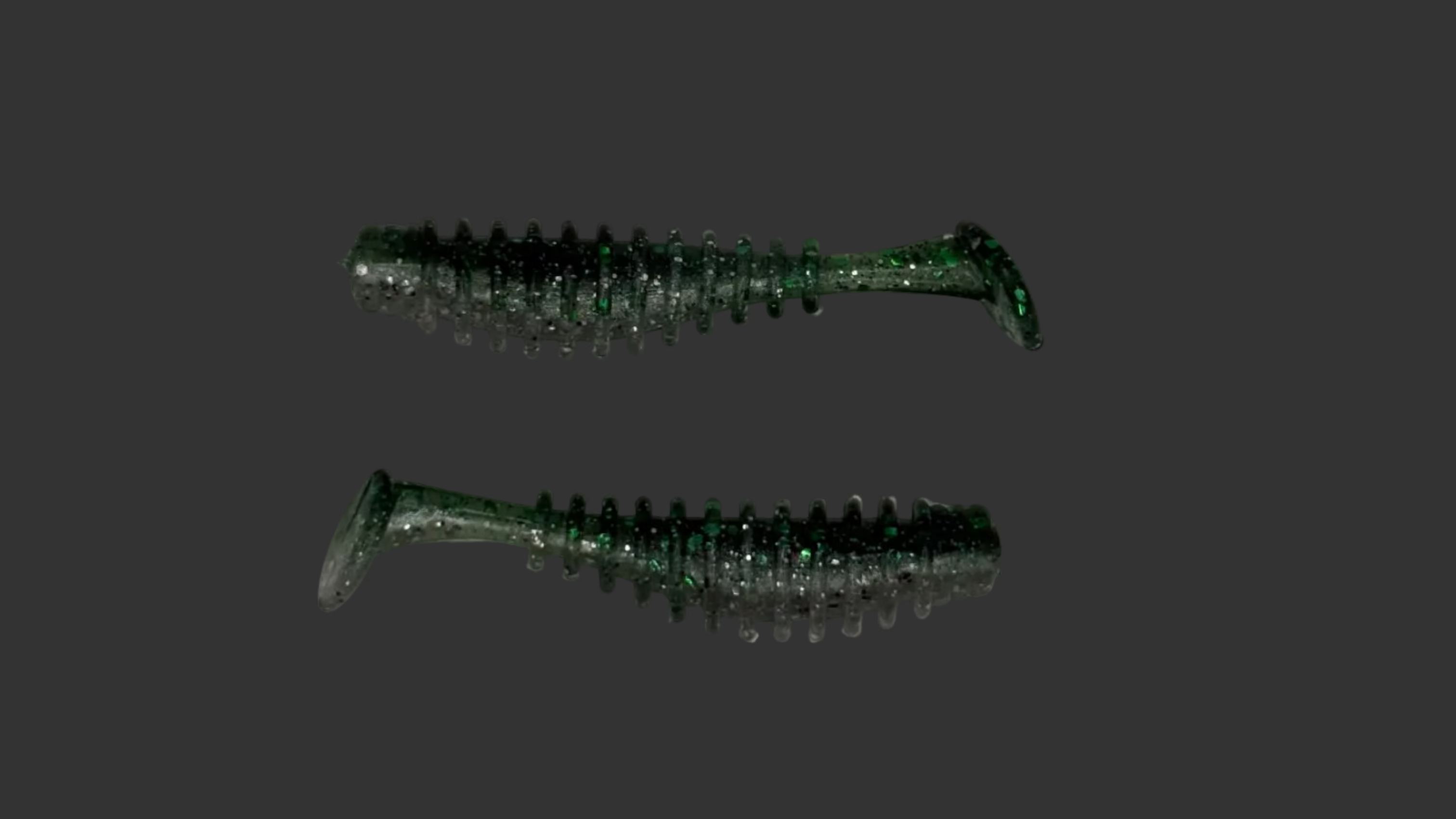 HD Baits Ribbed Battle Tail