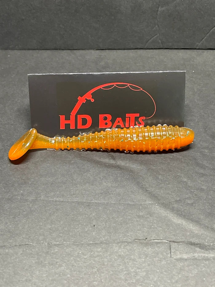 HD Baits Ribbed Battle Tail